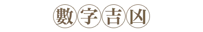 數字吉凶
